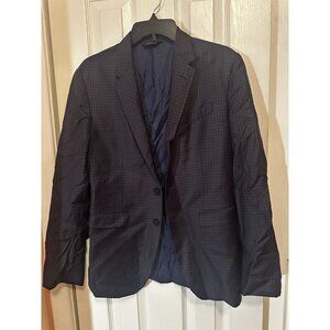 Recent PAUL SMITH The Kensington Made Italy Blazer Men's 34 Wool & Silk Navy